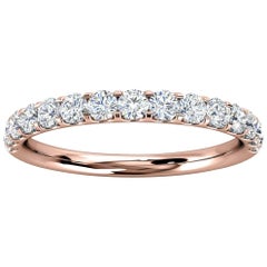 18 Karat Roségold Diamantring mit Mikro-Krappen '2/5 Ct. tw'