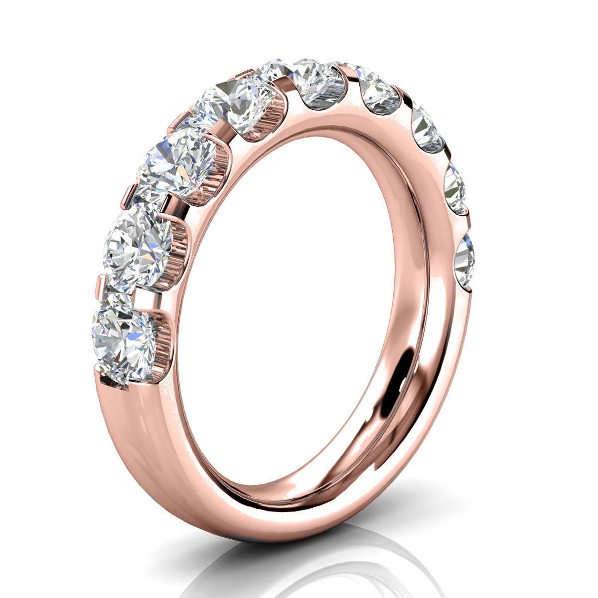 For Sale:  18K Rose Gold Valerie Micro-Prong Diamond Ring '2 Ct. Tw' 2