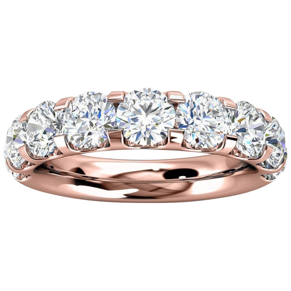 For Sale:  18K Rose Gold Valerie Micro-Prong Diamond Ring '2 Ct. Tw'