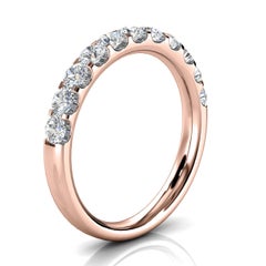 18 Karat Roségold Diamantring mit Mikro-Krappen '3/4 Ct. tw'