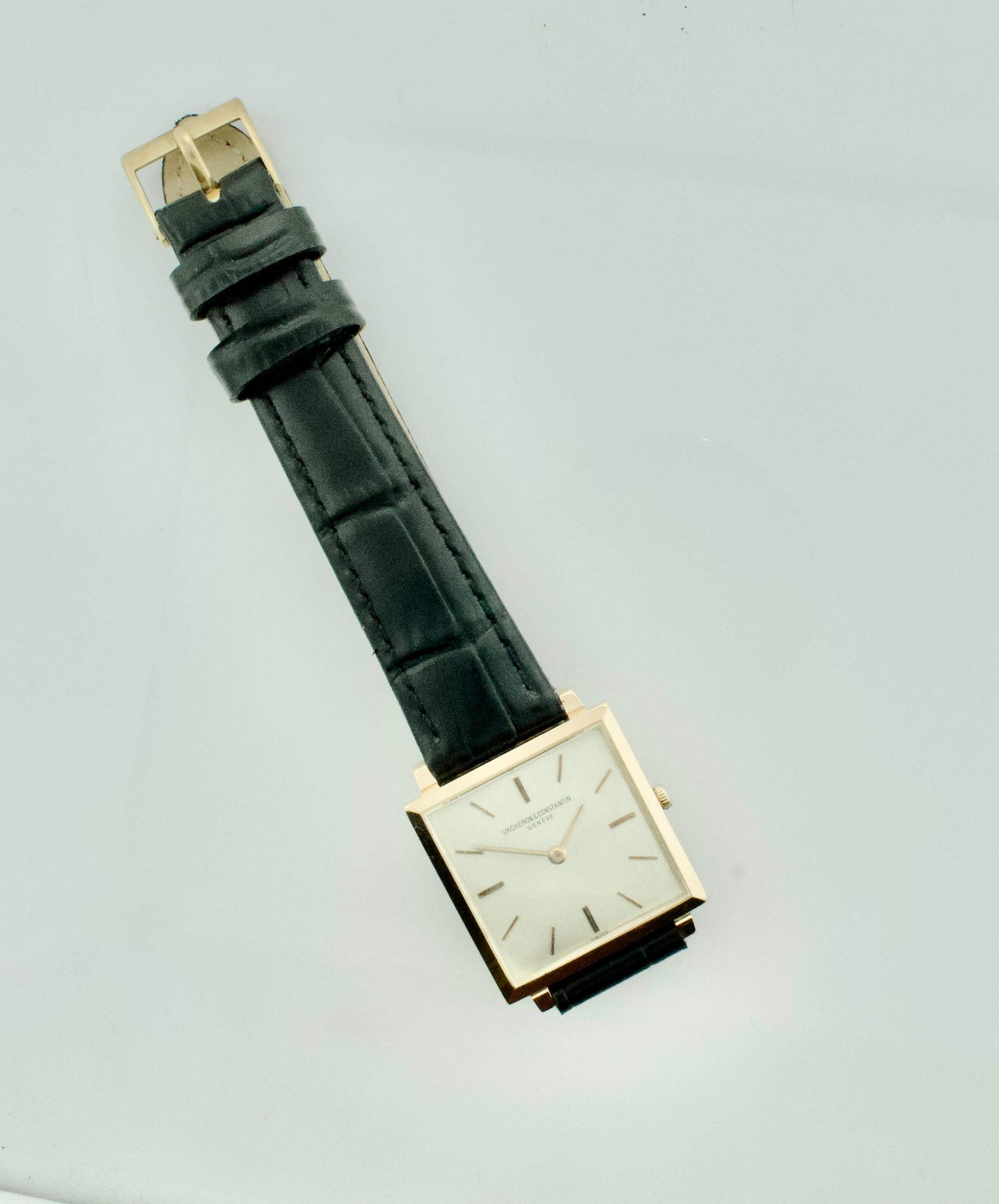 da uomo o donna Orologio da polso Vacheron Constantin d'epoca in oro rosa 18k, circa anni '60 in vendita