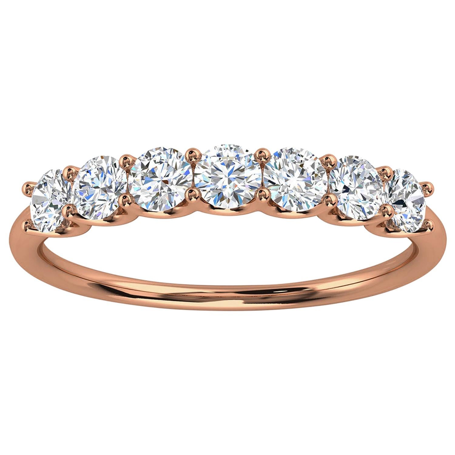 18k Rose Gold Winter Diamond Ring '1/2 Ct. Tw' For Sale