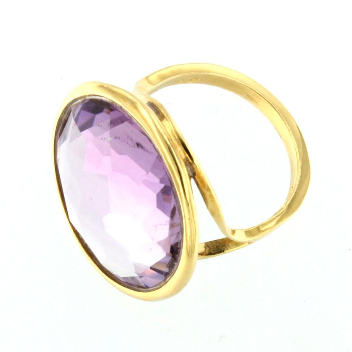 18k amethyst ring