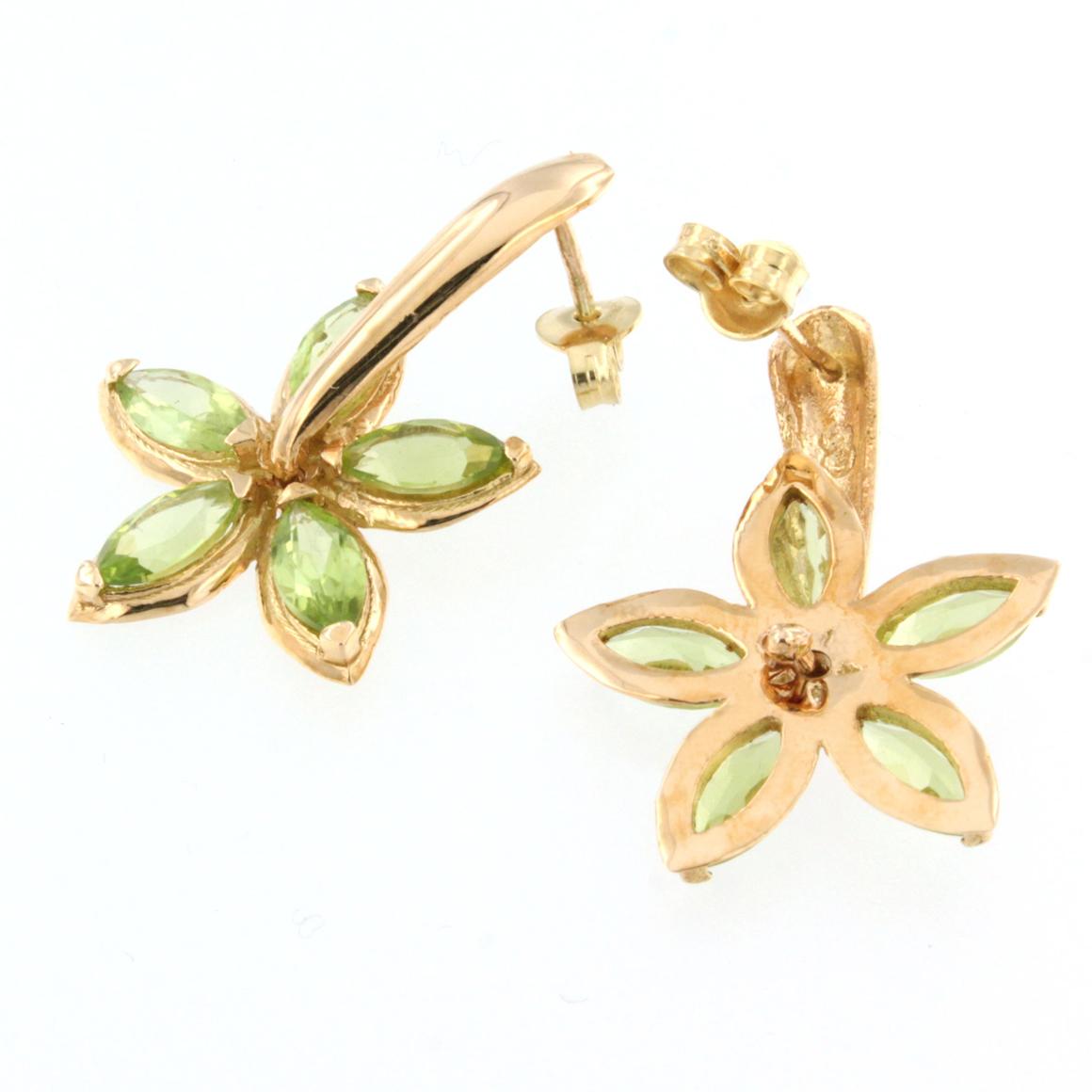 aretes gold rose