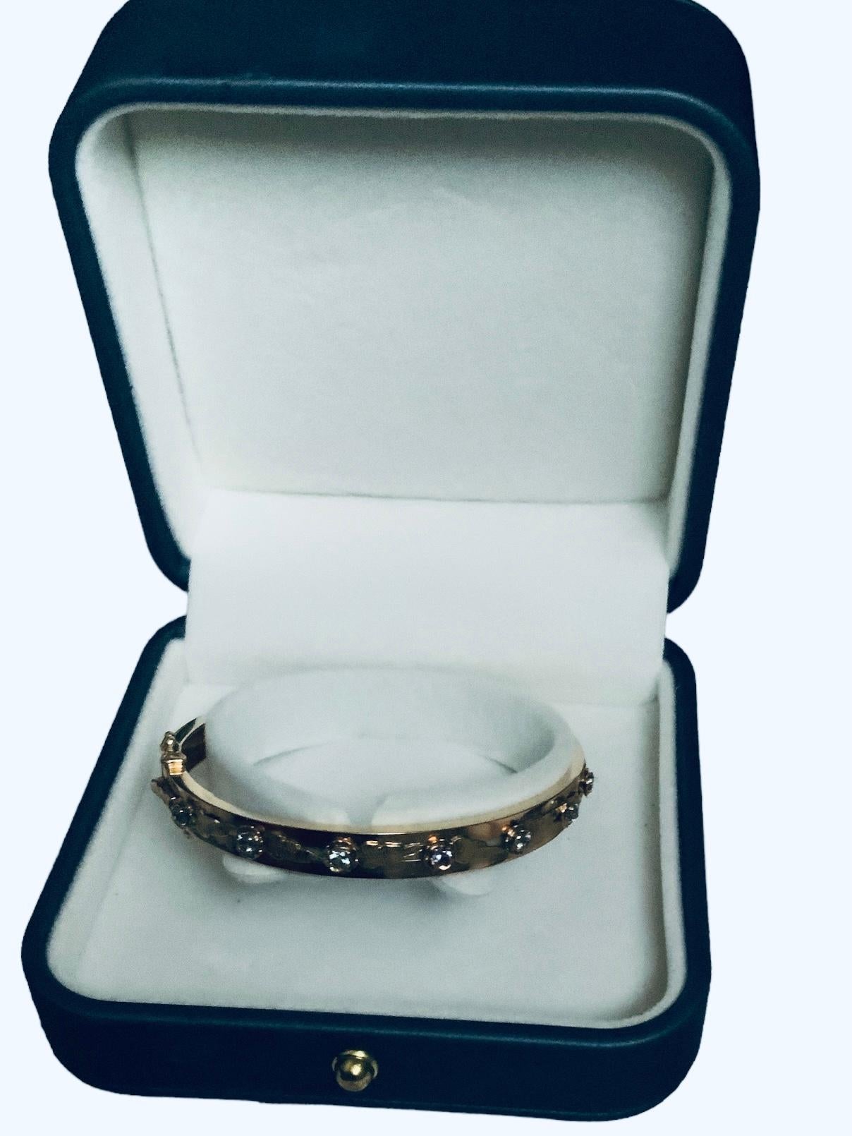 18K Rose/Yellow Gold Alexandrite Bracelet For Sale 3