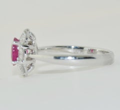 18 Karat Ruby and Diamond Ring