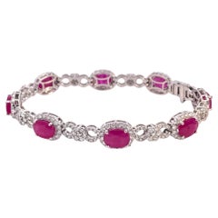 18 Karat Rubin-Diamant-Armband 16 Karat