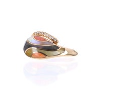 18K Serpenti Diamond Abstract Ring