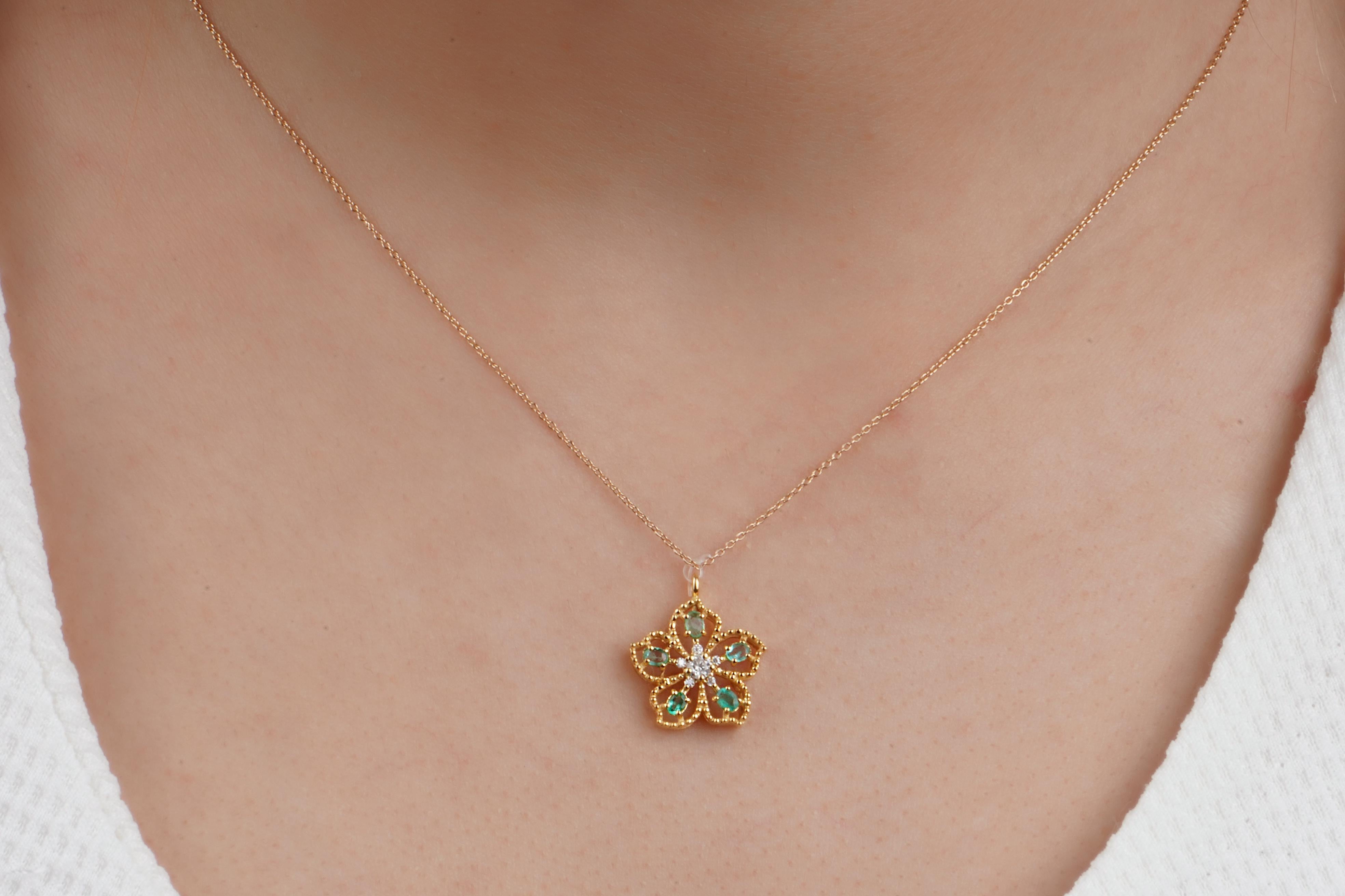 Are you looking for a unique and elegant gift for your loved one? Do you want to impress them with a stunning piece of jewellery that reflects their beauty and personality? If so, you will love the ethernal emerald pendant from our exclusive