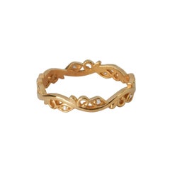 18k Solid Gold lausanne ring