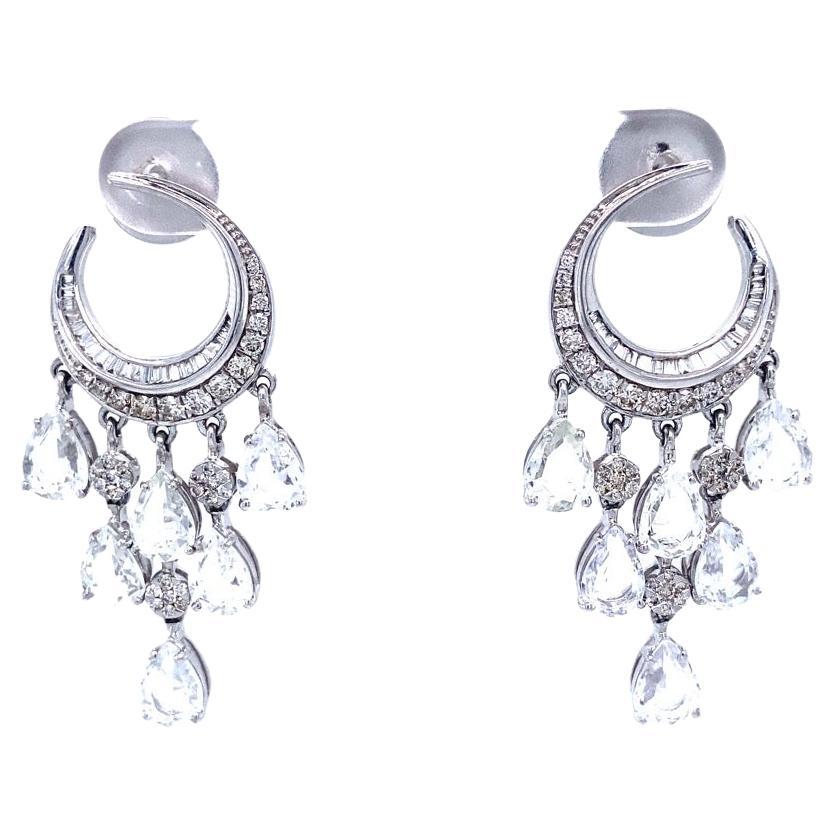 Natural diamond earrings for sale Clearance