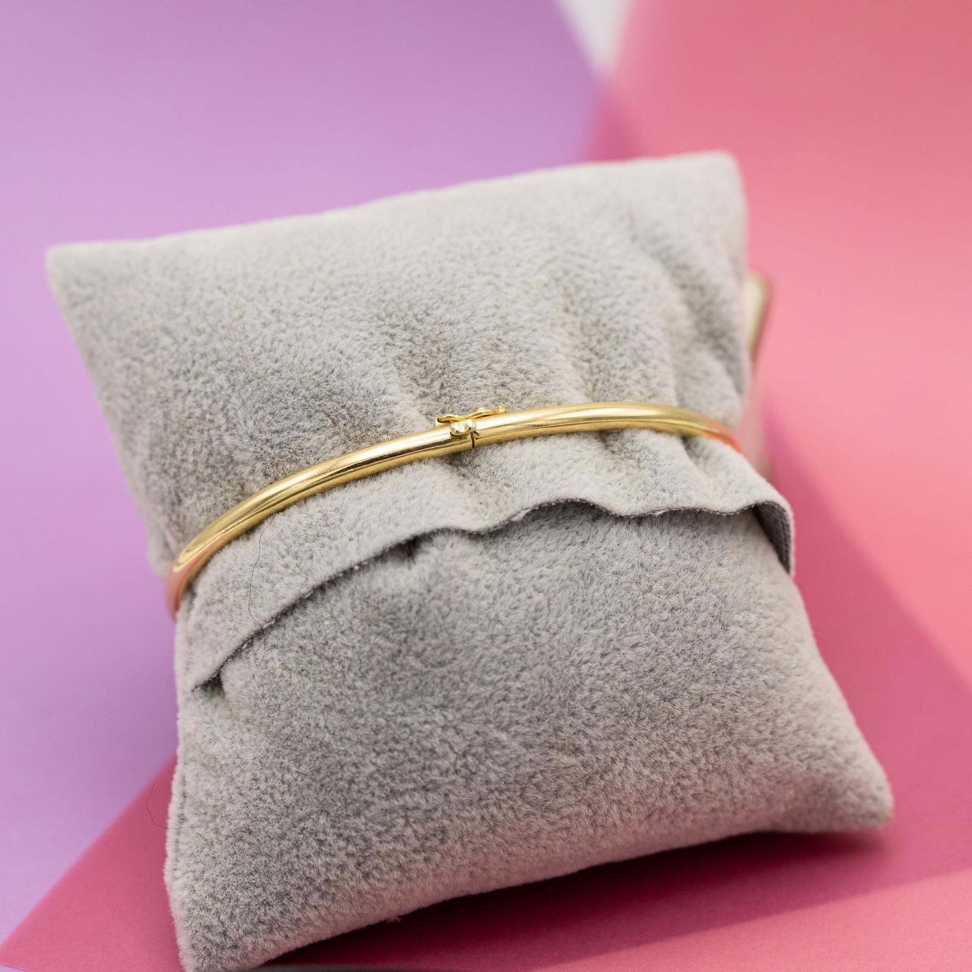 18k solid gold panther bracelet - Vintage tiger bangle - 1980's statement jewel 6