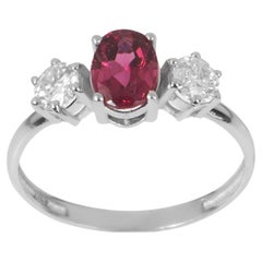18K solid Gold Rosa tourmaline ring