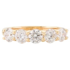 Bague en or jaune massif 18k avec Moissanite faite à la main pour Maman Cadeau