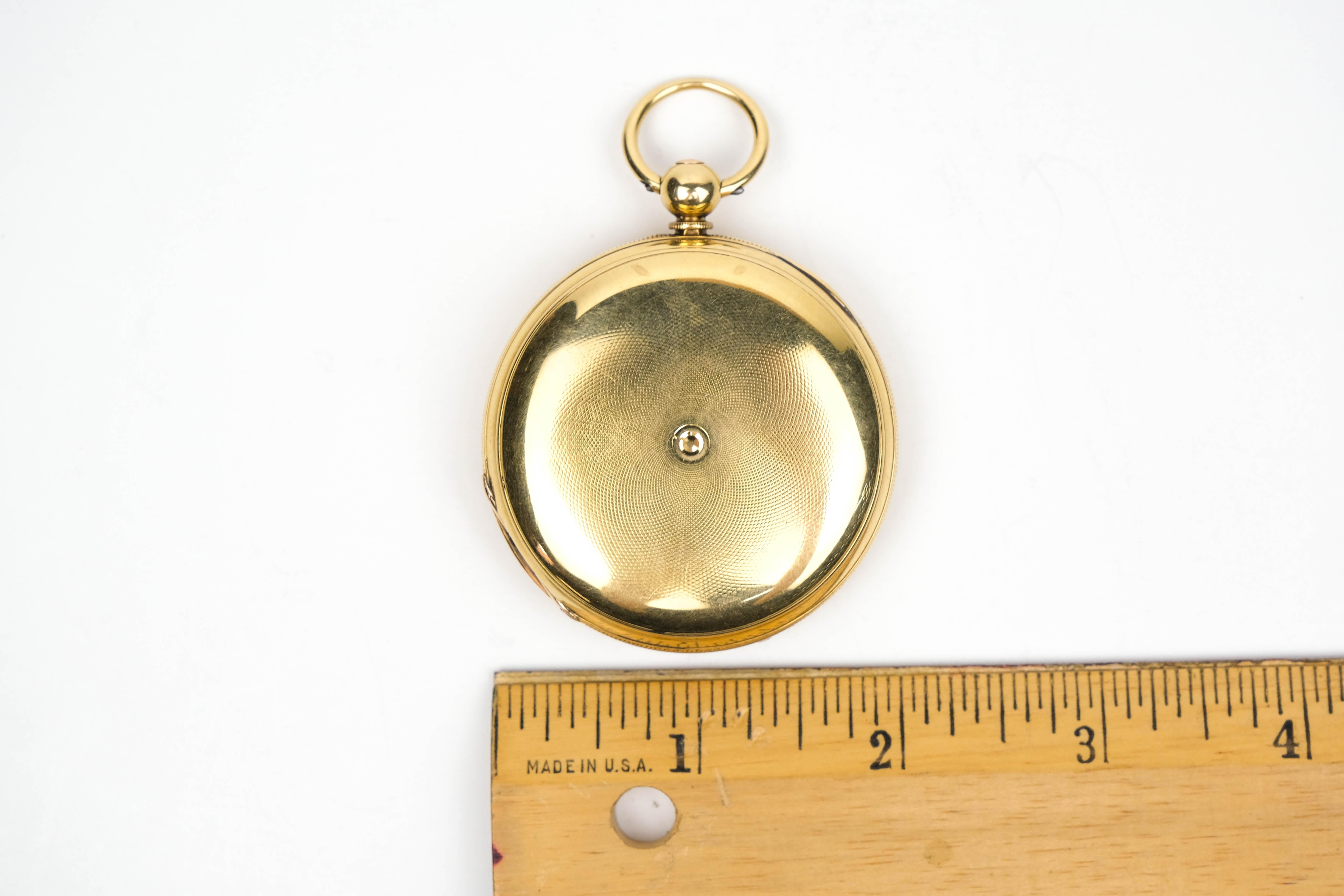 18K Thos. Russel and Son Pocket Watch.

I bought this superb timepiece quite some time ago as its overall condition considering its age and the softness of 18Kt gold made it an imminently desirable acquisition. It does issue from my own