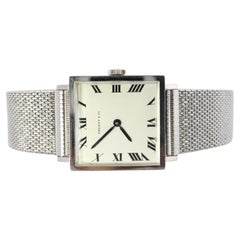 Orologio Tiffany & Co. 18k. Orologio da polso Tiffany Dress Uomo in oro bianco