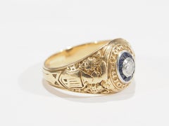 18 Karat Tiffany & Co. West Point Military Class Ring, 1940