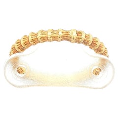 Tiffany & Co. 18K Yellow Gold Bamboo Wreath Band Ring, 20th Century