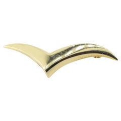 18k Tiffany Seagull Check Brooch. Tiffany and Co. SEAGULL Brooch.