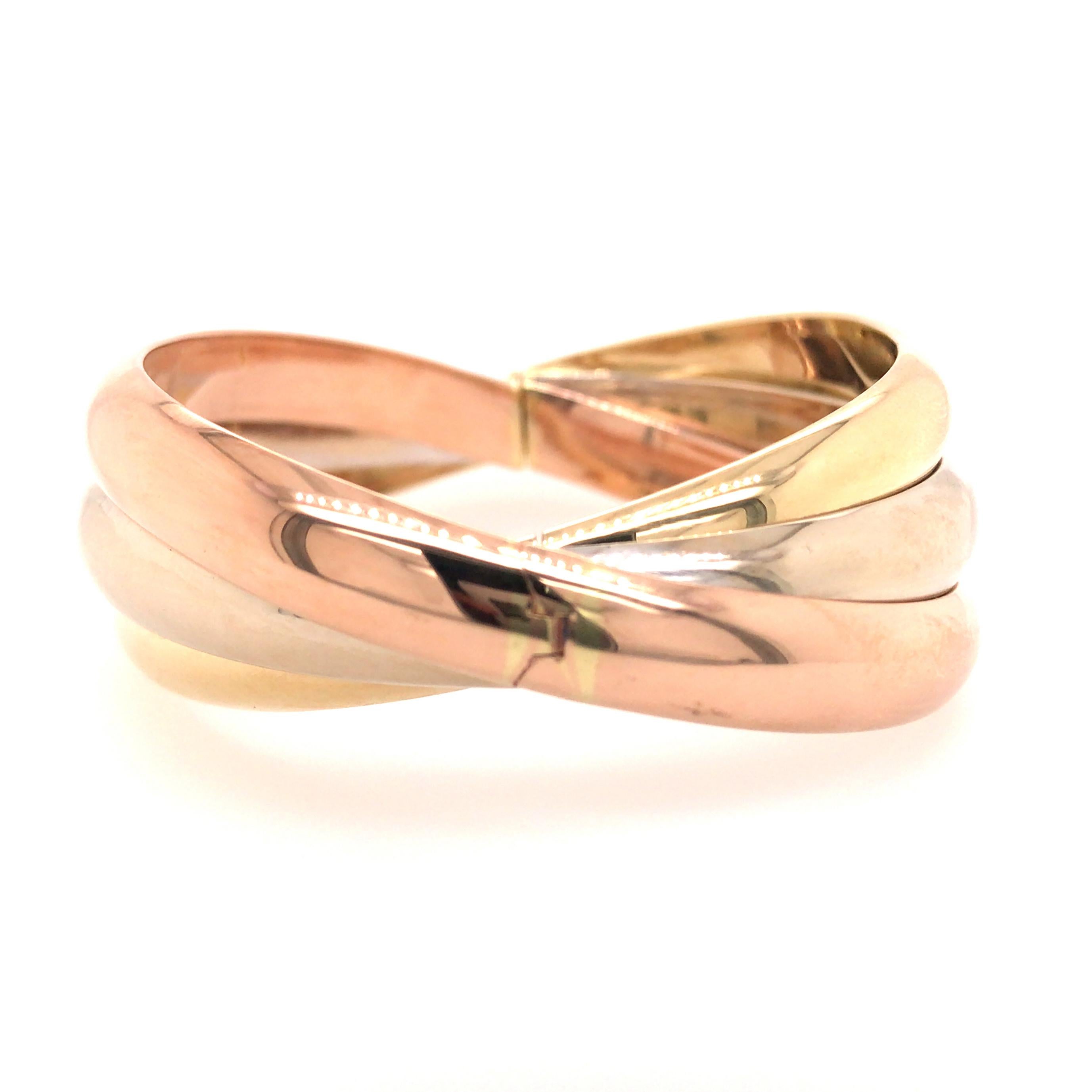 twisted gold bangles