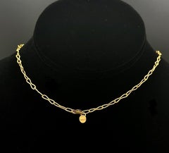 18K twisted necklace