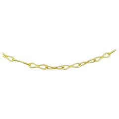 18K twisted necklace 