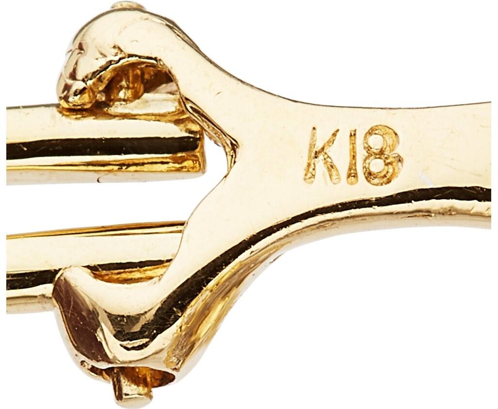 Modern 18k Two Gold Gold 3.24 Ct. Diamond Floral Ear Clips Gorgeous! For Sale