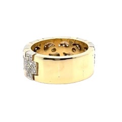 18K Two-Tone Gold Diamond Ring