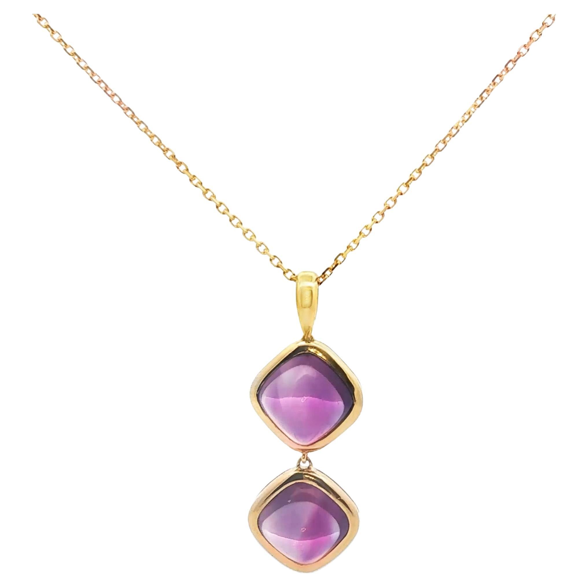 Ciondolo con ametista Van Cleef & Arpels 18K in vendita