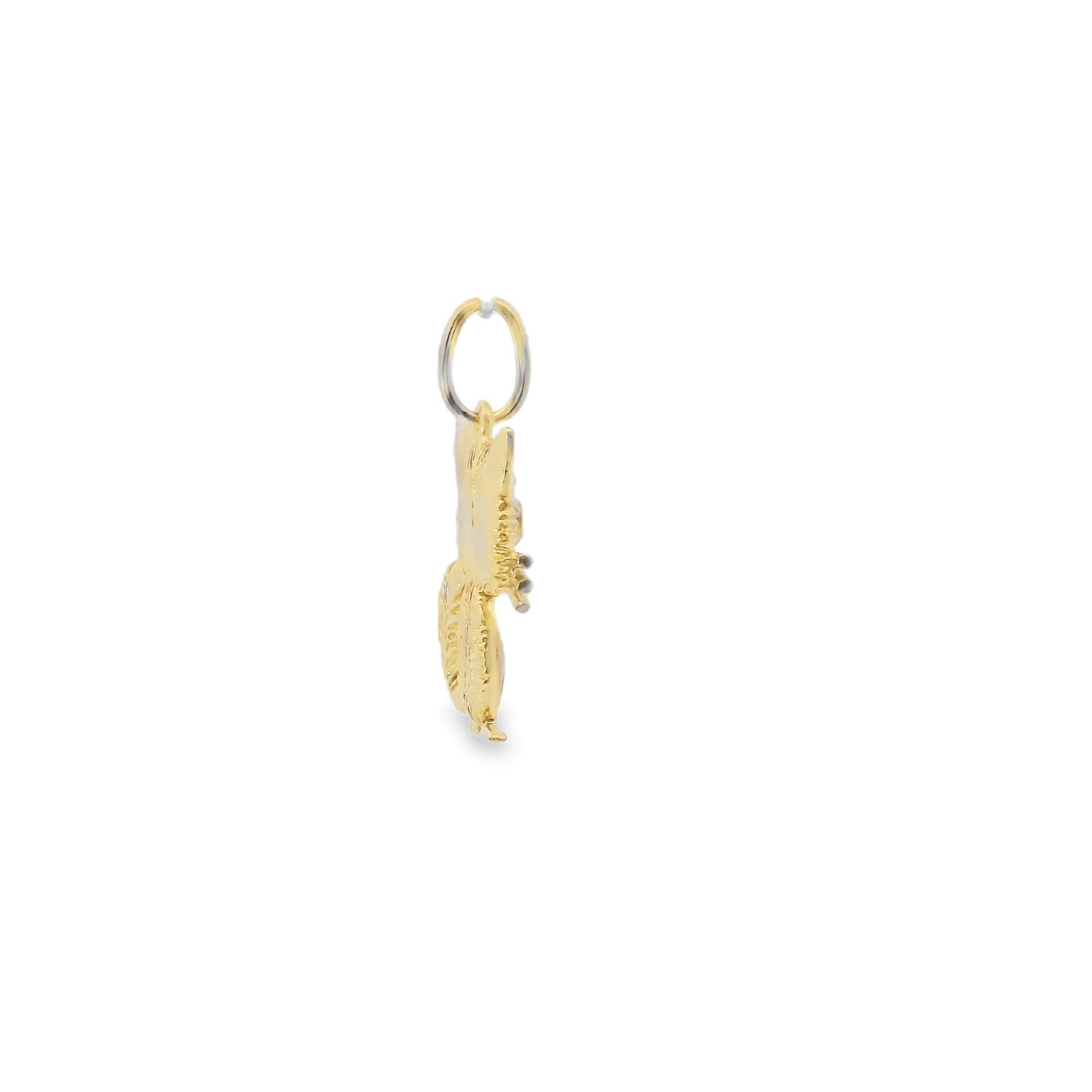 18 Karat Van Cleef & Arpels Emaille-Mini-Katzenanhänger mit Emaille Damen