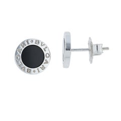 18K WG BVLGARI Black Onyx Studs