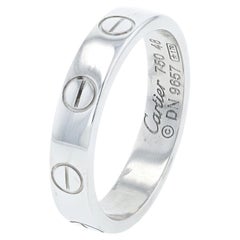 18K WG Cartier Mini Love Band