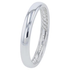 18K WG David Yurman 3.5MM Wedding Band