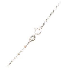 18k WG Icy Ruyi Jadeite Diamond Pendant GIA Gemologist Appraisal 19" Gold Chain