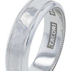 18K WG Tacori 6MM Wedding Band
