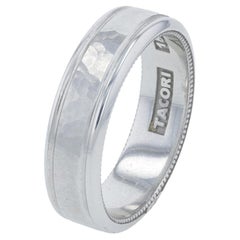 18K WG Tacori 6MM Wedding Band