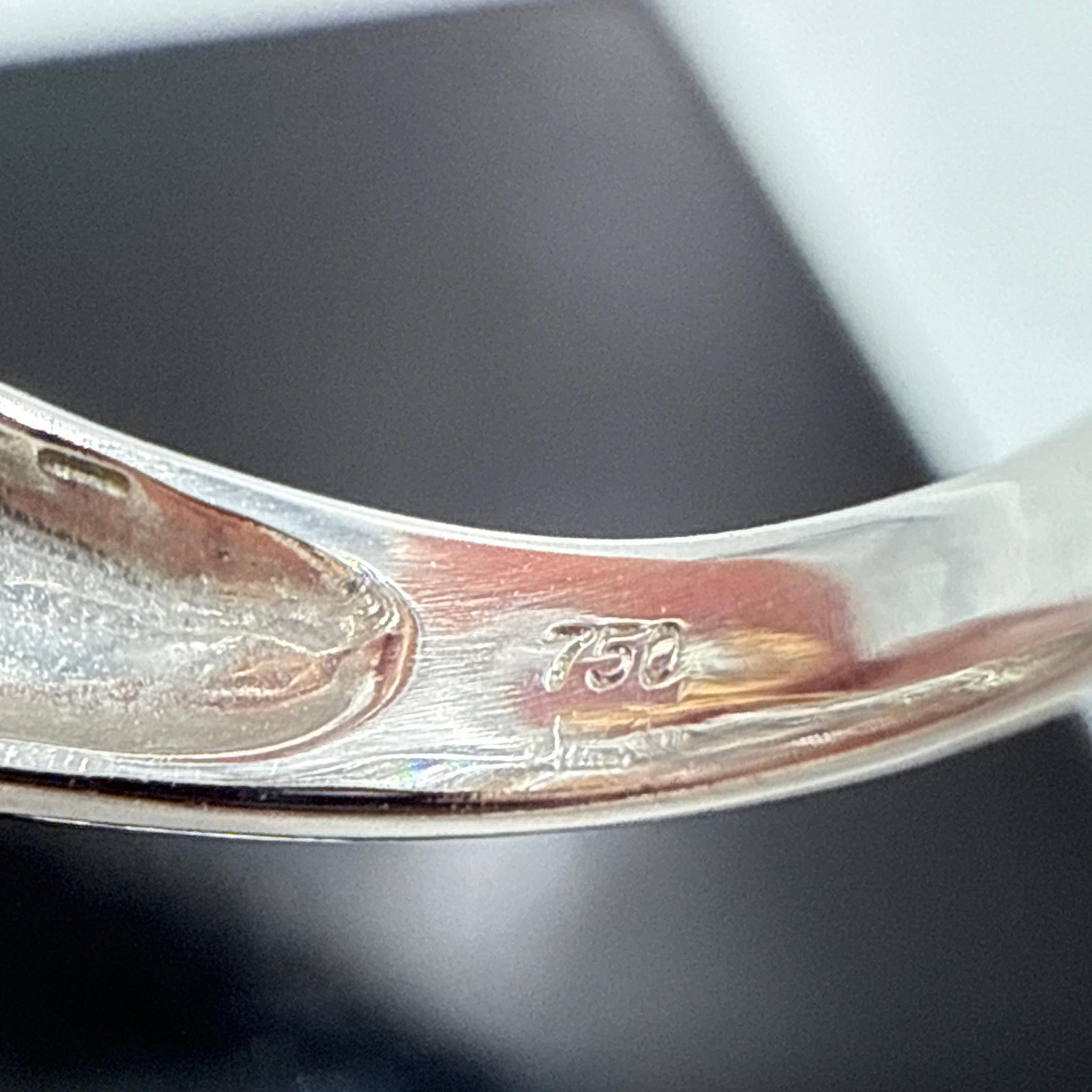 18K Weiß- und Roségold Natürlicher VS Diamantring - 1,28TCW im Angebot 1