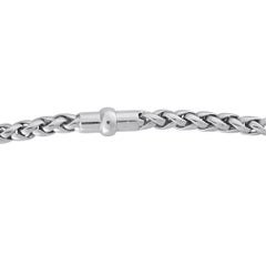 18K White and Yellow Gold 1.65ct Diamond and Emerald Necklace