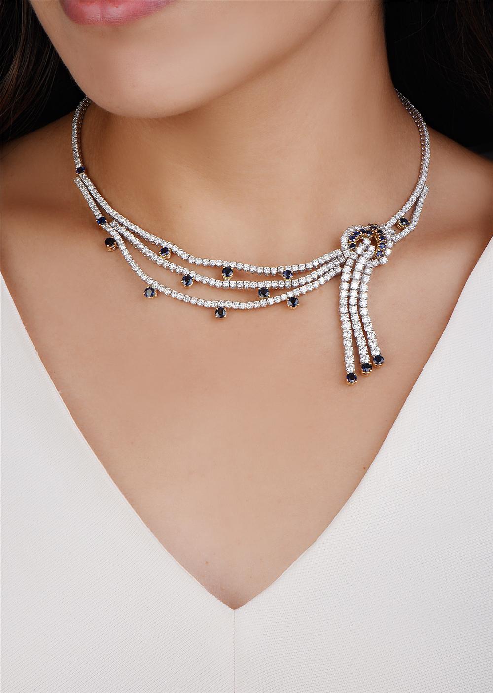 diamond necklace grt