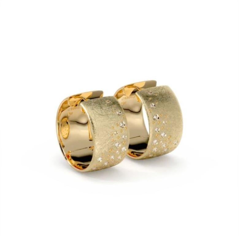 Taille grossière 18K  Diamant blanc  Boucles d'oreilles en vente