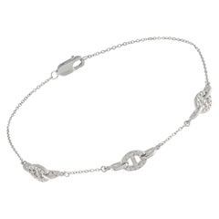 18K White Gold 0.20ct Diamond Bracelet BR10526-W