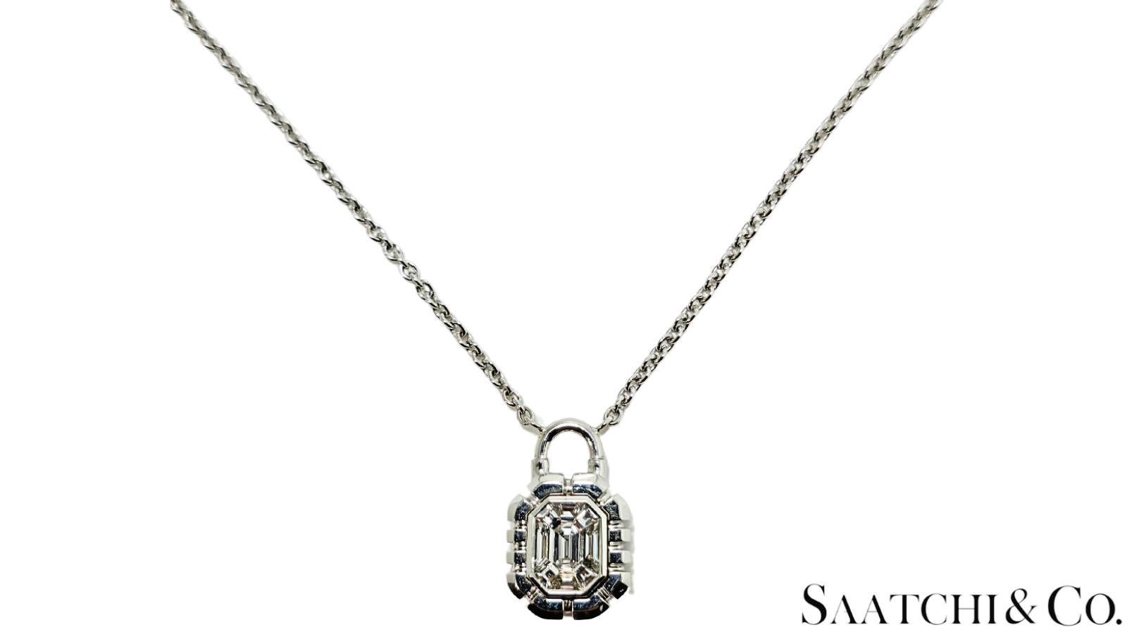 Diamant naturel - Pendentif en or blanc 18 carats avec chaîne

Type de métal : Or blanc 18K
Poids total de l'article : 7,57 grammes
1:
Naturel Poids du diamant : 0,39 ct.
Couleur du diamant : Whiting
Grade de clarté du diamant : VVS-VS
Grade de