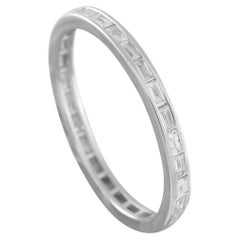 Anillo de oro blanco de 18 quilates con diamante de 0,47 ct MF07-012126