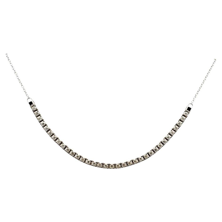 18k White Gold 0.50ctw Diamond Necklace