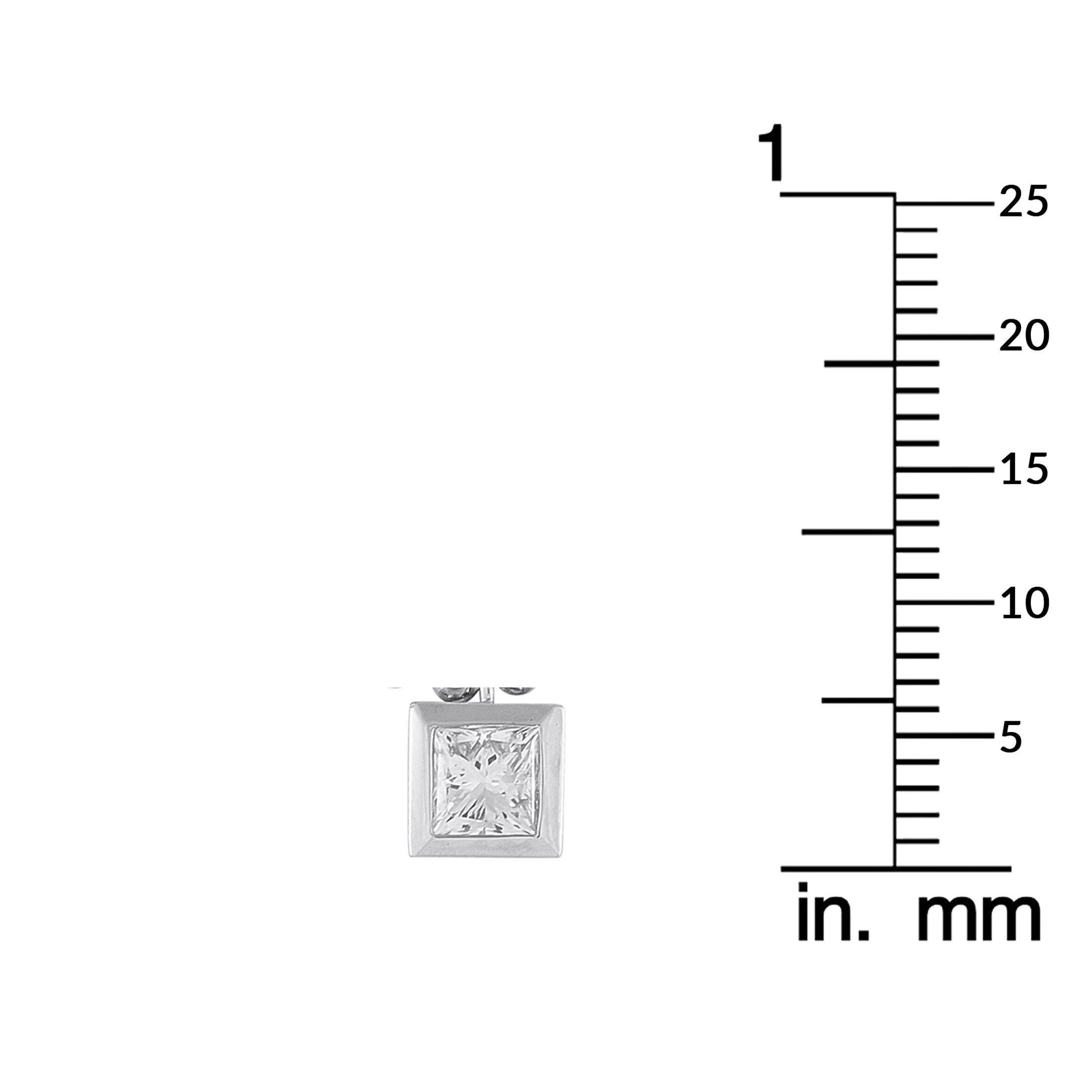 Collana con diamanti in oro bianco 18 carati da 0,52 carati In condizioni Nuovo in vendita a Southampton, PA