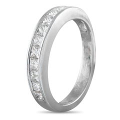 18K White Gold 0.60ct Diamond Half-Eternity Ring MF14-012026