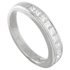 18K White Gold 0.60ct Diamond Half-Eternity Ring MF14-012026