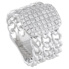 18K Weißgold 0,60ct Diamant Ring