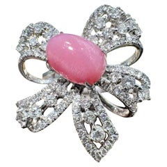 【Conchéa】Bague avec perles et diamants - 1.74ct