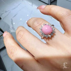 【Conchéa】Blazing Bloom Conch Pearl Ring — 4.97ct